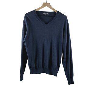 Kallspin – Men’s V-Neck Cashmere Sweater – Size M